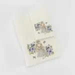 Πετσέτες Σετ 2ΤΜΧ Lily Εκρού 70 x 120 / 30 x 50 cm  100% Βαμβάκι Εκρού BOREA