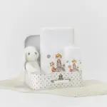 Πετσέτες Σετ 2ΤΜΧ Little Prince Λευκό 70 x 120 / 30 x 50 cm  100% Βαμβάκι Λευκό BOREA - Image 2