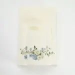 Πετσέτες Σετ 2ΤΜΧ Hortensia 50 x 90 / 30 x 50 cm  100% Βαμβάκι Εκρού BOREA - Image 4
