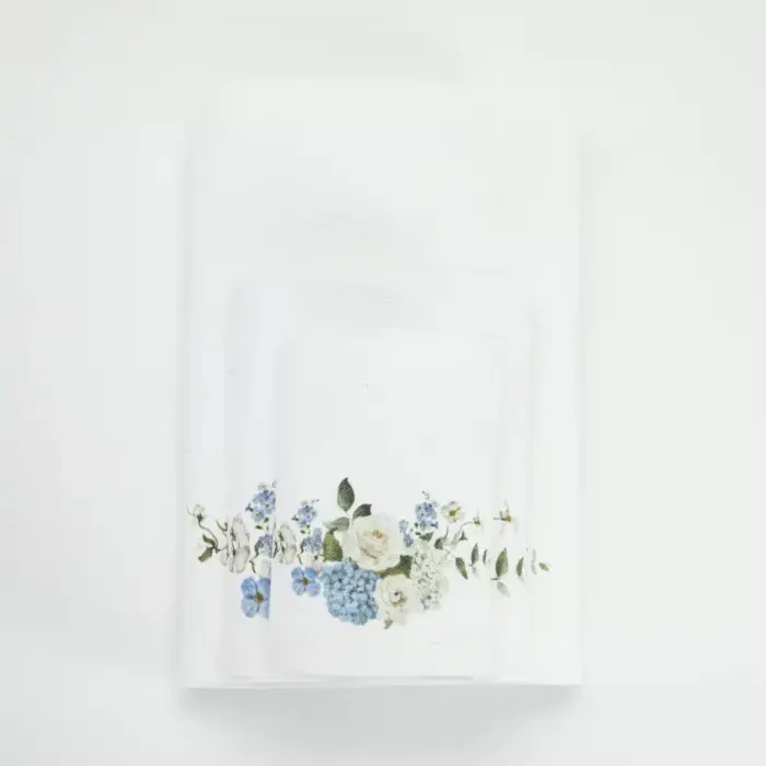 Πετσέτες Σετ 2ΤΜΧ Hortensia 50 x 90 / 30 x 50 cm  100% Βαμβάκι Εκρού BOREA - Image 7