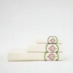 Πετσέτες Σετ 2ΤΜΧ Lotus 50 x 90 / 30 x 50 cm  100% Βαμβάκι Εκρού BOREA - Image 8