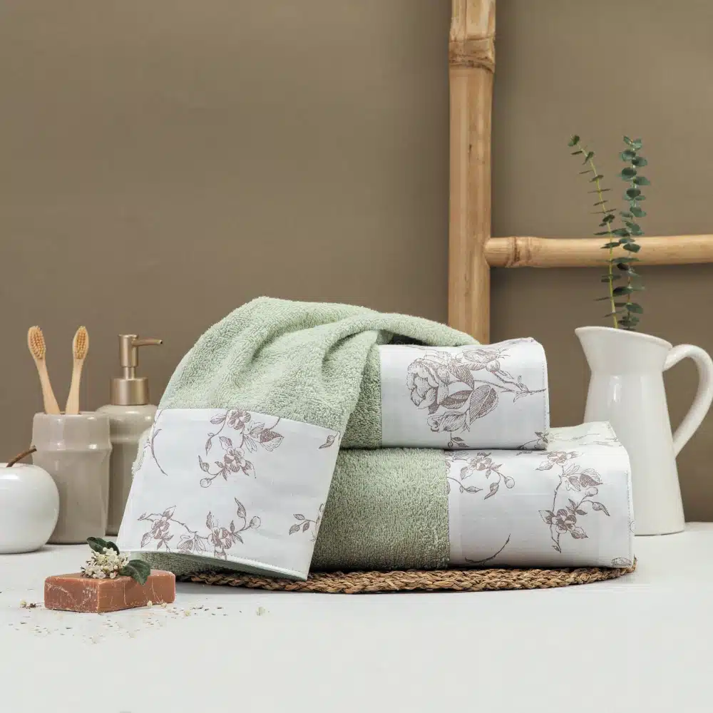 petsetes-set-3tmx-rosine-fystiki-3.webp Πετσέτες Σετ 3ΤΜΧ Rosine 70 x 140 / 50 x 90 / 30 x 50 cm 100% Βαμβάκι Πούδρα BOREA - Image 1