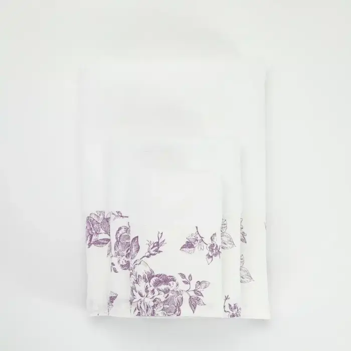 Πετσέτες Σετ 3ΤΜΧ Rosine 70 x 140 / 50 x 90 / 30 x 50 cm  100% Βαμβάκι Πούδρα BOREA - Image 12