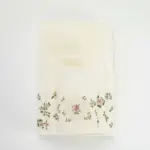 Πετσέτες Σετ 2ΤΜΧ Wildrose 50 x 90 / 30 x 50 cm  100% Βαμβάκι Λευκό BOREA - Image 3