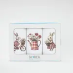 Ποτηρόπανα Κουζίνας Picnic Σετ 3ΤΜΧ (3) 50 x 70 cm  50% Βαμβάκι - 50% Polyester Λευκό BOREA - Image 2