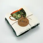 Ποτηρόπανα Κουζίνας Green Tea Σετ 2ΤΜΧ 40 x 65 cm + 65 x 65 cm  100% Βαμβάκι Διάφορα χρώματα BOREA - Image 2