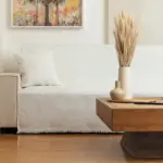Ριχτάρι Βαμβακερό Διθέσιο Κύκλοι 180 x 250 cm  100% Βαμβάκι Πετρόλ BOREA - Image 2