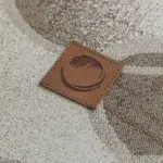 Ριχτάρι Βαμβακερό Διθέσιο Κύκλοι 180 x 250 cm  100% Βαμβάκι Εκρού BOREA - Image 12