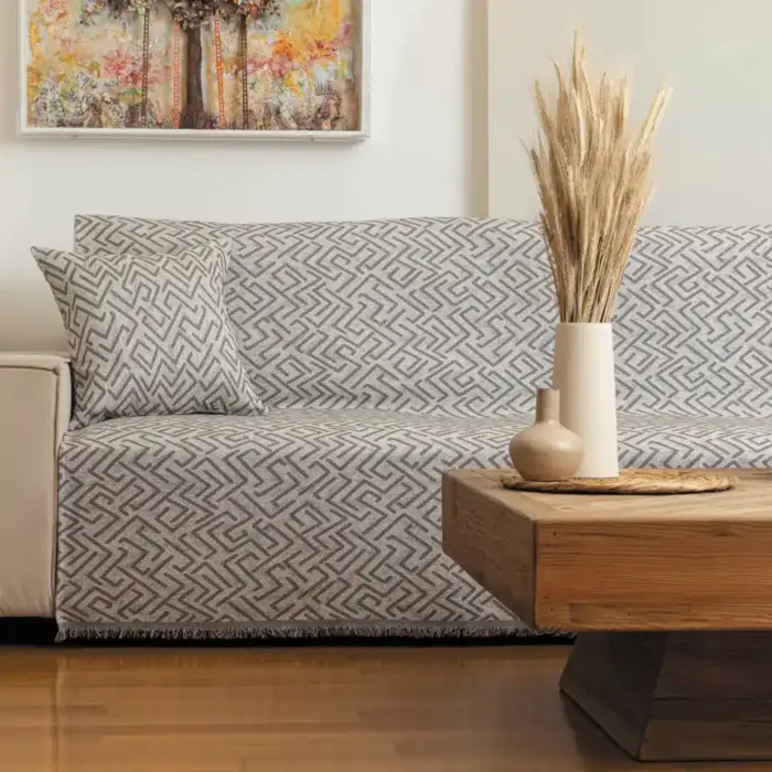 Ριχτάρι Βαμβακερό Τριθέσιο Nama 180 x 300 cm  100% Βαμβάκι Σπαγγί BOREA - Image 2