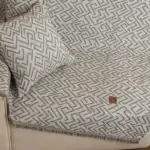 Ριχτάρι Βαμβακερό Τετραθέσιο Nama 180 x 350 cm  100% Βαμβάκι Μπεζ BOREA - Image 3