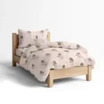 Σεντόνια Σετ Goodnight Moνό Ροζέ (2) 160 x 250 cm + 50 x 70 cm  100% Βαμβάκι Ροζέ BOREA
