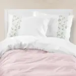 Ζεύγος Μαξιλαροθήκες Wildrose (2) 50 x 70 cm  100% Βαμβάκι Λευκό BOREA - Image 2