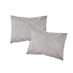 Ζεύγος Μαξιλαροθήκες Εμπριμέ Doric (2) 50 x 70 cm  100% Βαμβάκι Λαδί BOREA - Image 2