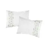 Ζεύγος Μαξιλαροθήκες Wildrose (2) 50 x 70 cm  100% Βαμβάκι Λευκό BOREA