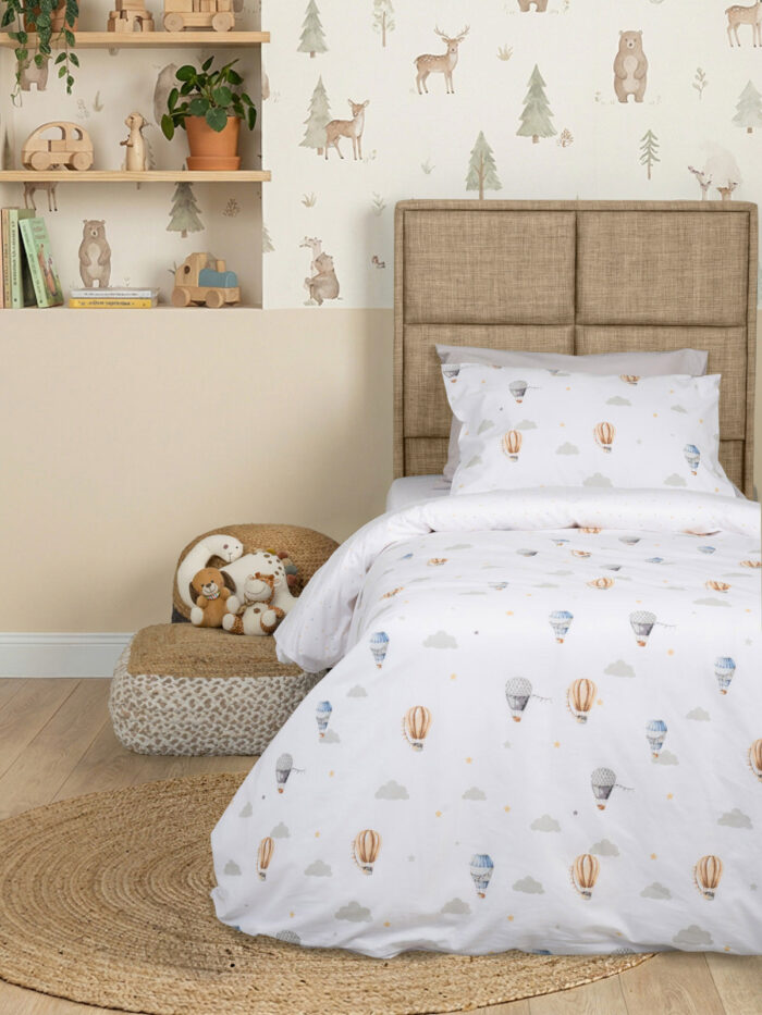 Σετ Σεντόνια Cotton Feelings 48 Μονό με λάστιχο(105x205+30) SUNSHINEHOME - Image 2