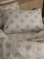 Σετ Σεντόνια Cotton Feelings 2072 Beige Διπλό με λάστιχο (150x205+30) SUNSHINEHOME - Image 3