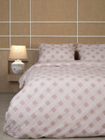 Σετ Σεντόνια Cotton Feelings 2072 Rose Διπλό με λάστιχο (150x205+30) SUNSHINEHOME - Image 2