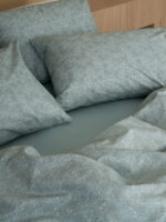 Σετ Σεντόνια Cotton Feelings 928 Aqua Υπέρδιπλο με λάστιχο (170x205+30) SUNSHINEHOME - Image 3