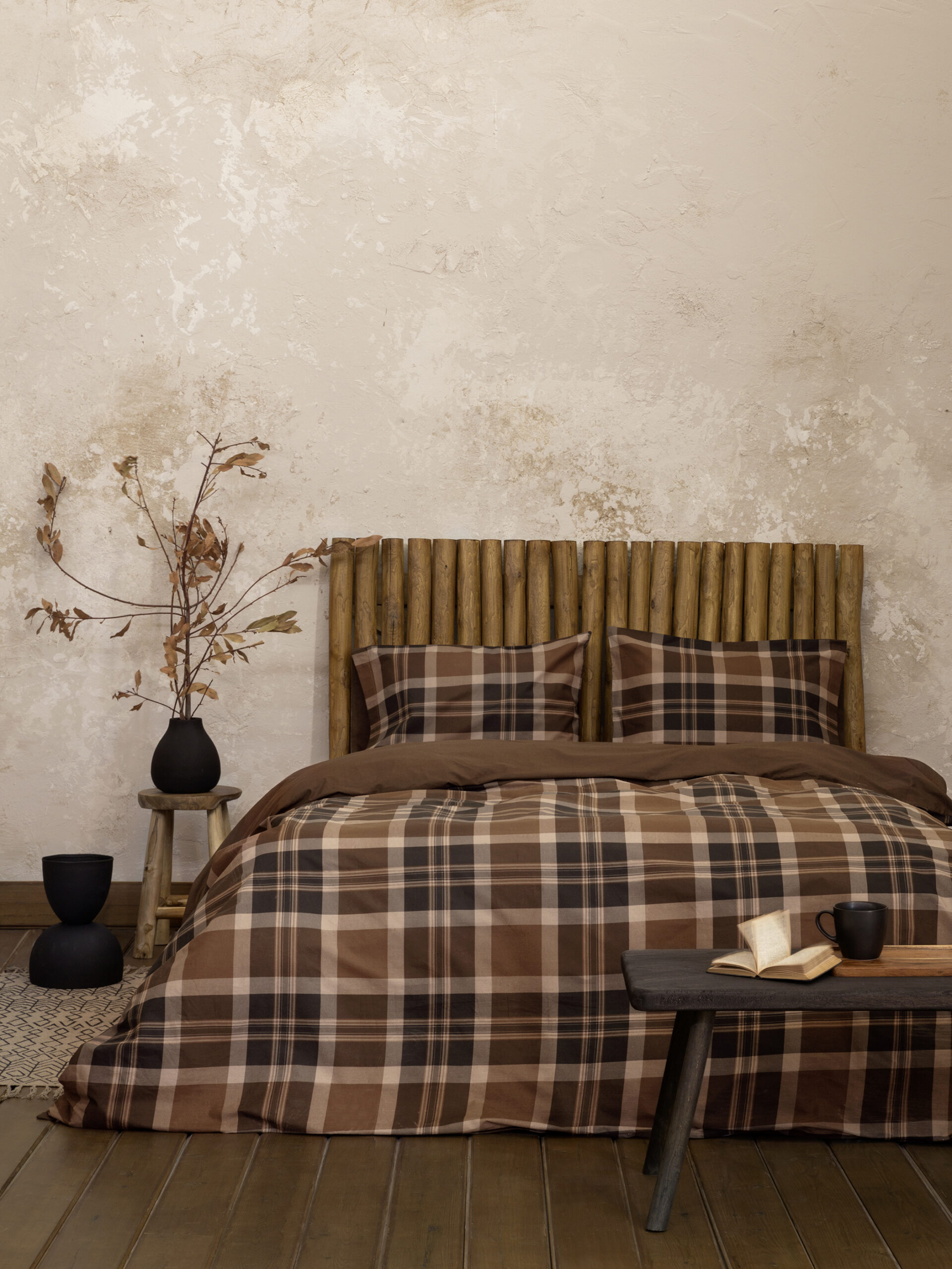 5206482083301.jpg Σετ Παπλωματοθήκη Μονή - Madum Earth της Nima Home 100% Cotton, 144 T.C. Μονή (1 x 160x240 + 1 Μαξιλαροθήκη 52x72) - Image 1
