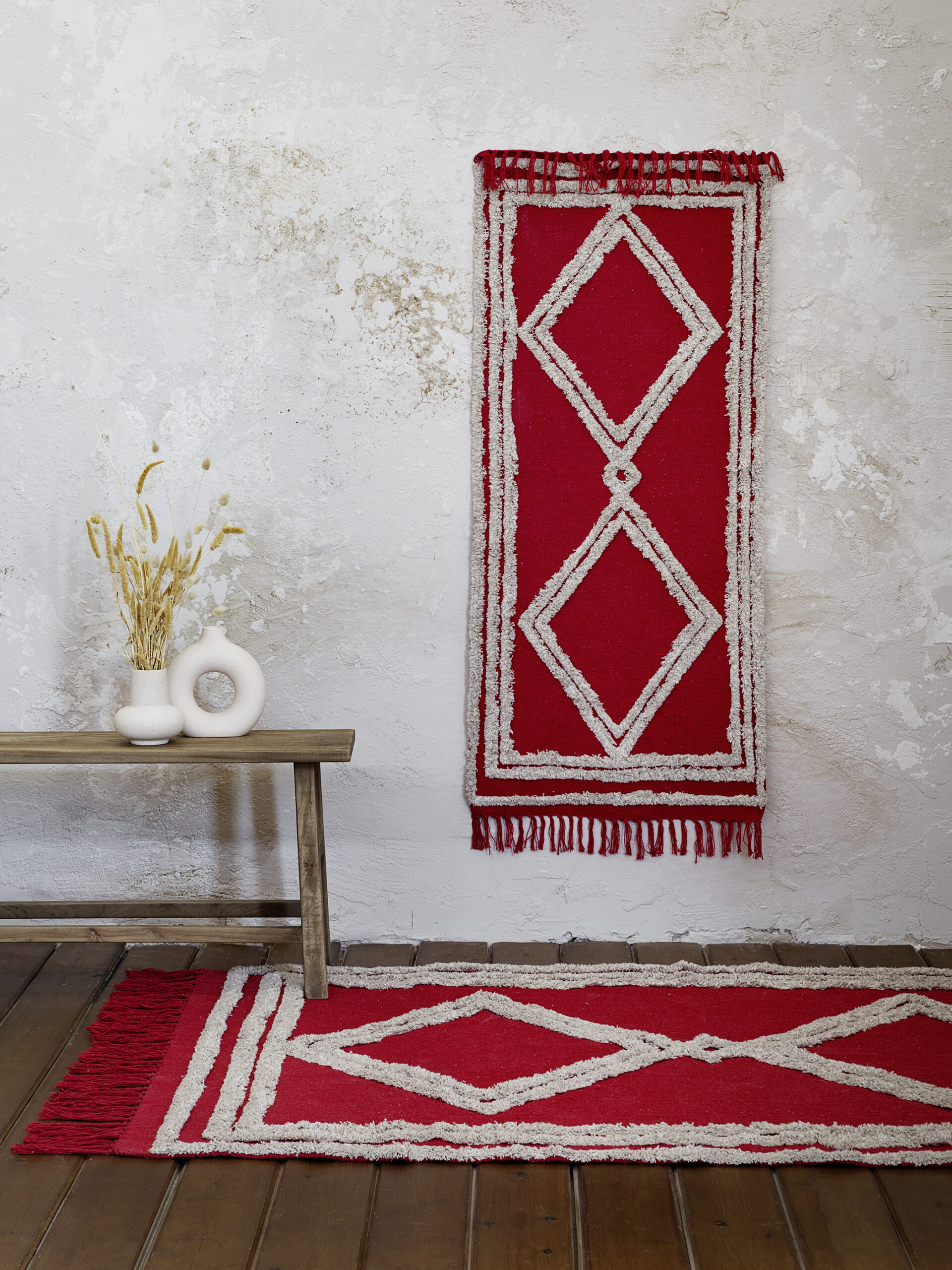 5206482089464.jpg Χαλάκι 60x130 - Luna Red της Nima Home 100% Cotton Χαλάκι 60x130 - Image 1