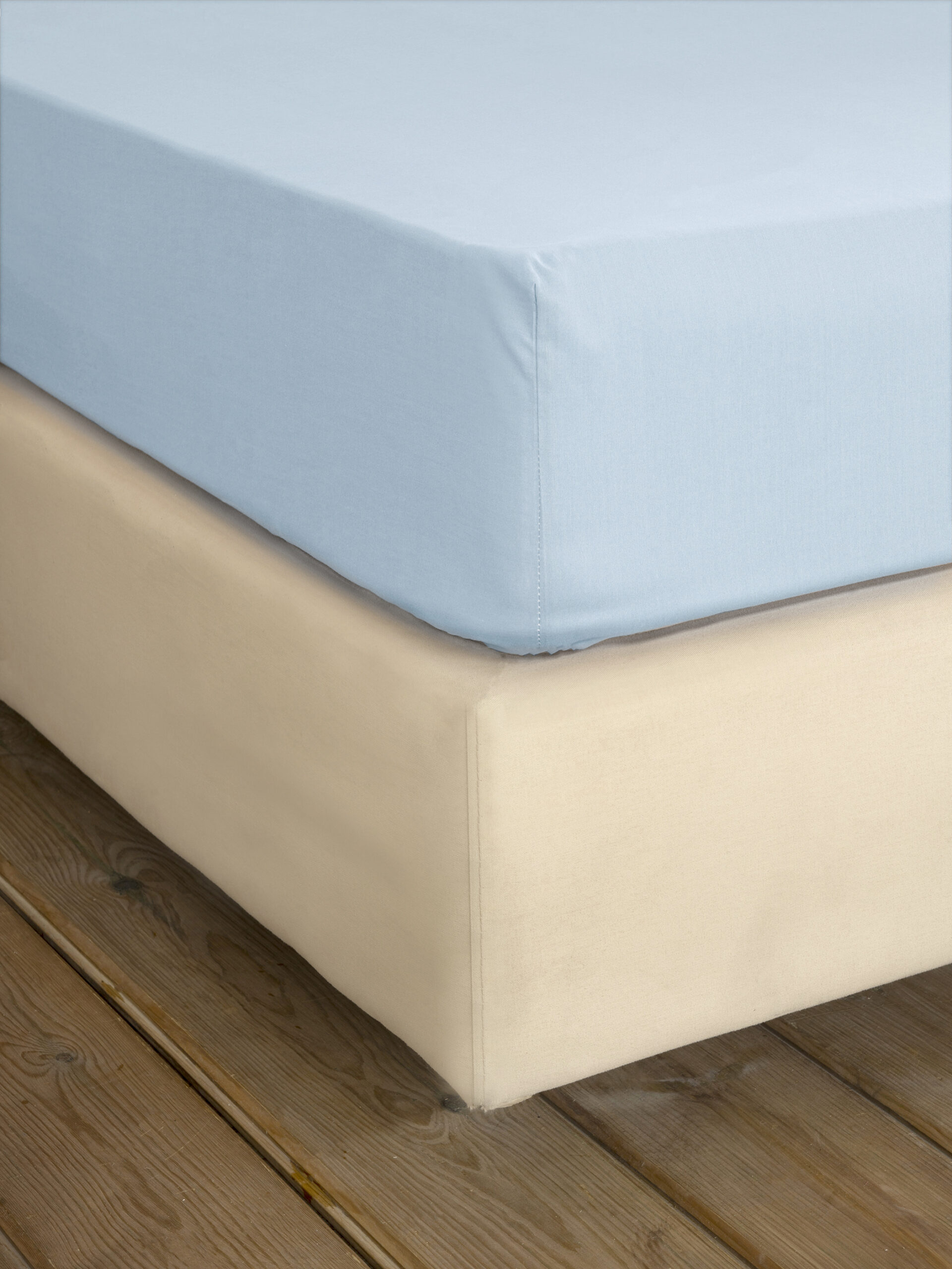 5206482100329.jpg Σεντόνι Γίγας με Λάστιχο Unicolors - Baby Blue της Nima Home 100% Cotton, 144 T.C. Γίγας με Λάστιχο 180x200+32 - Image 1
