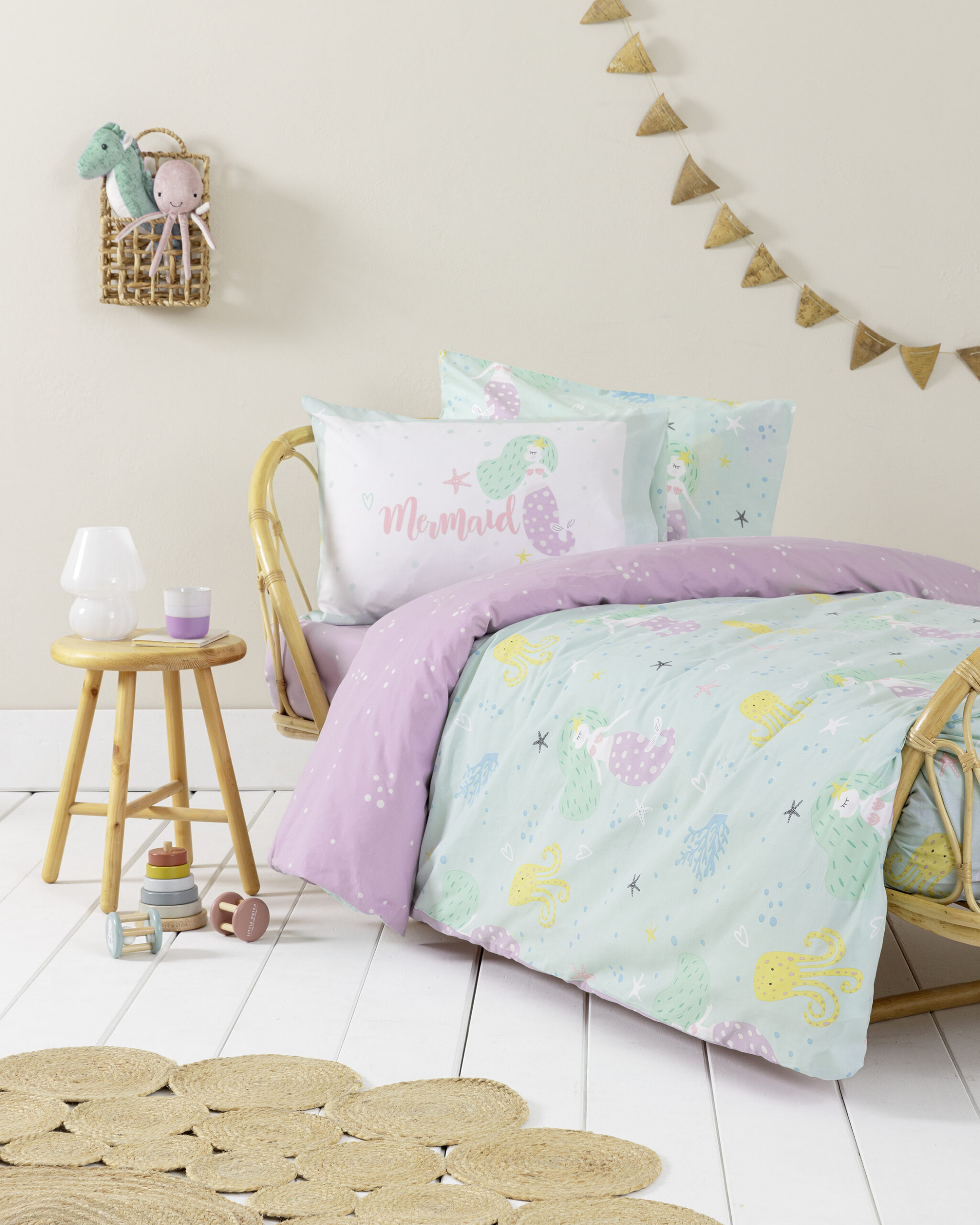 5206482188136-20.jpg Σετ Σεντόνια Μονά - Lillyland της Nima Kids 100% Cotton, 144 T.C. Μονά (2 x 170x255 + 1 Μαξιλαροθήκη 52x72) - Image 1