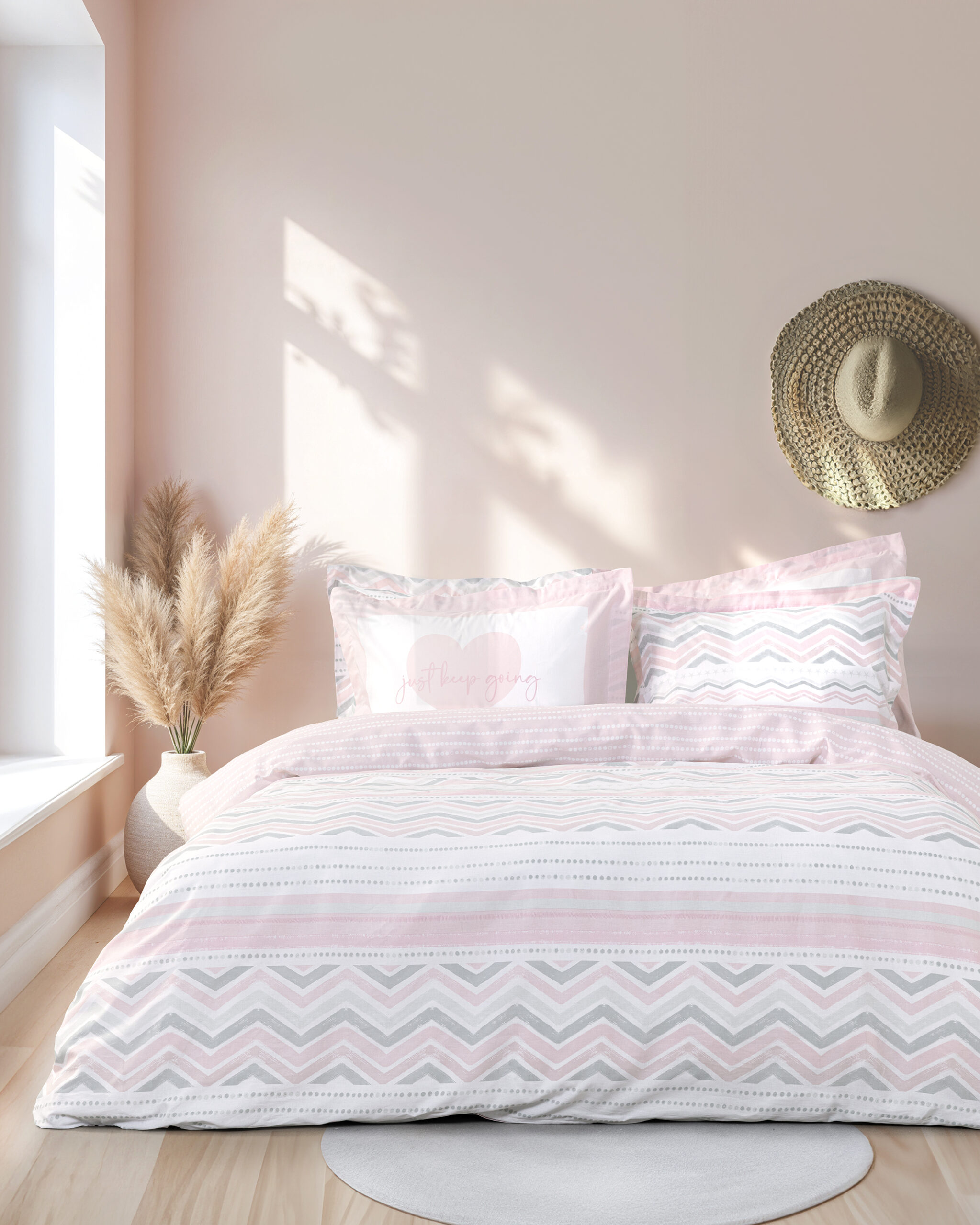 5206482191488-21.jpg Σετ Σεντόνια Μονά - Hamptons της Nima Home 100% Cotton, 144 T.C. Μονά (2 x 170x260 + 1 Μαξιλαροθήκη Oxford 4 πλευρών 52x72+5) - Image 1