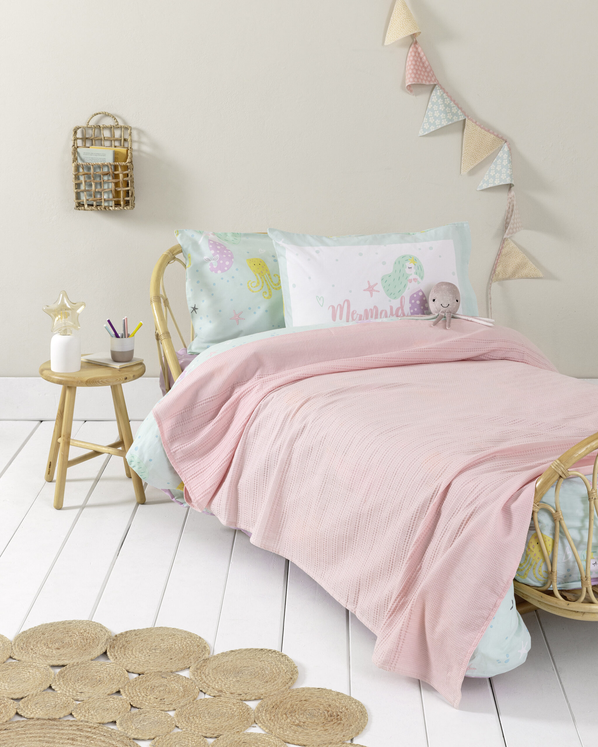 5206482196711-16.jpg Κουβέρτα Μονή 160x240 - Dune Pink της Nima Kids 100% Cotton Μονή 160x240 - Image 1