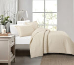 Glenda (Linen) Κουβερλί Prewashed micro 3D Bedspread 220x240 + Mαξ/θήκες 50x70/2τεμ Liolios Home