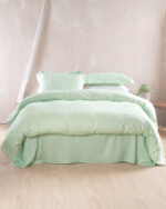 COQUETTE - ΣΕΤ ΠΑΠΛΩΜΑΤΟΘΗΚΗ ΒΑΜΒΑΚΟΣΑΤΕΝ ΚΟΚΚΙΝΟ ΥΠΕΡΔΙΠΛΗ (230Χ250) 100% ΒΑΜΒΑΚΙ ΒΑΜΒΑΚΟΣΑΤΕΝ Rythmos - Image 4