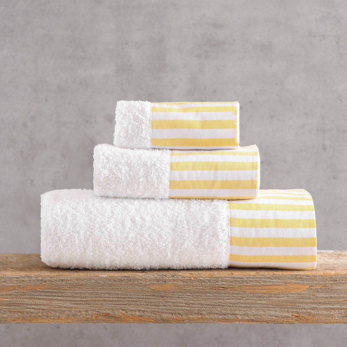 eloise_towels_pack11.jpg ELOISE ΛΕΥΚΟ-ΚΙΤΡΙΝΟ - ΣΕΤ ΠΕΤΣΕΤΕΣ 3ΤΕΜ. ΣΕΤ 3 ΤΕΜΑΧΙΩΝ (30X50, 50X90, 80X150) ΣΥΣΚΕΥΑΣΙΑ ΚΟΥΤΙΟΥ ΣΕΤ 3 ΤΕΜΑΧΙΩΝ (30X50, 50X90, 80X150) ΣΥΣΚΕΥΑΣΙΑ ΚΟΥΤΙΟΥ 100% ΒΑΜΒΑΚΙ Rythmos - Image 1