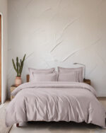 GLACIER - ΣΕΤ ΣΕΝΤΟΝΙΑ TENCEL LYOCELL ΠΟΥΔΡΑ ΥΠΕΡΔΙΠΛΟ (245Χ270) 100% TENCEL Rythmos