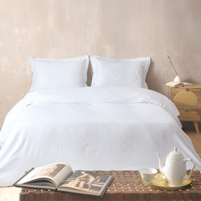 SATIN STRIPES - ΖΕΥΓΟΣ ΜΑΞΙΛΑΡΟΘΗΚΕΣ ΦΑΚΕΛΟΣ 2X(50X70) ΦΑΚΕΛΟΣ 40:60 CVC Rythmos - Image 5