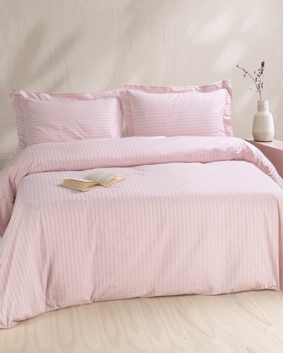 nexus_pink.jpg NEXUS - ΥΠΕΡΔΙΠΛΟ ΣΕΤ ΠΑΠΛΩΜΑΤΟΘΗΚΗΣ ΠΟΥΔΡΑ ΥΠΕΡΔΙΠΛΗ (235Χ265) 65% ΒΑΜΒΑΚΙ - 35% ΠΟΛΥΕΣΤΕΡΑΣ Rythmos - Image 1