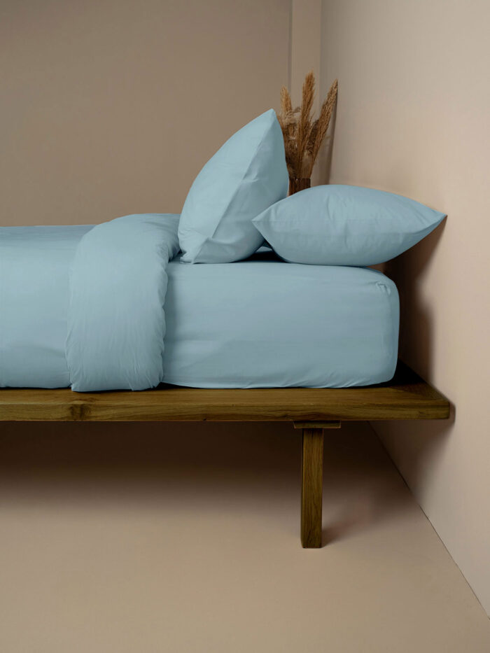 Παπλωματοθήκη Cotton Feelings 120 Sky Blue Μονή (170x250) SUNSHINEHOME - Image 2