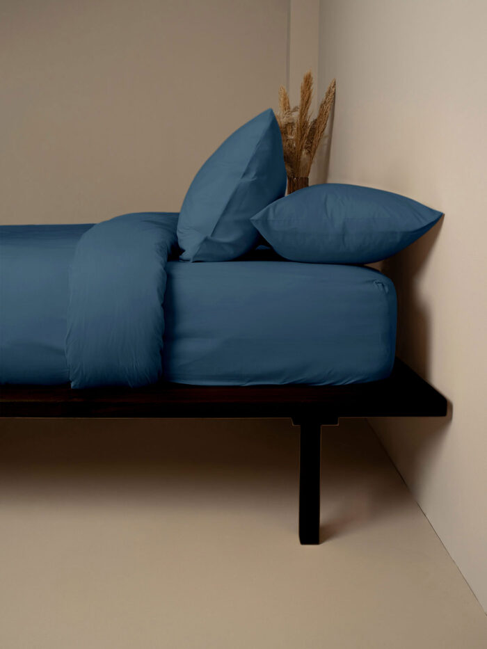 Παπλωματοθήκη Cotton Feelings 121 Sea Blue Μονή (170x250) SUNSHINEHOME - Image 2