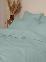 Σετ Σεντόνια Cotton Feelings 114 Light Aqua Μονό με λάστιχο(105x205+30) SUNSHINEHOME - Image 3
