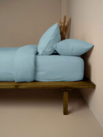Σετ Σεντόνια Cotton Feelings 120 Sky Blue Υπέρδιπλο με λάστιχο (170x205+30) SUNSHINEHOME