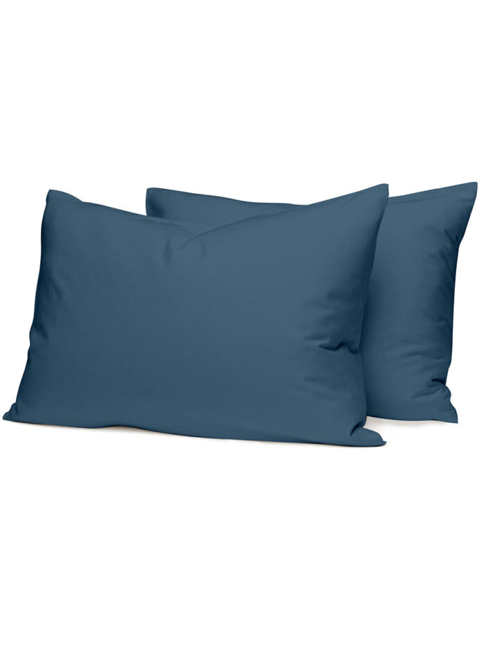 Σετ Σεντόνια Cotton Feelings 121 Sea Blue Υπέρδιπλο με λάστιχο (170x205+30) SUNSHINEHOME - Image 2