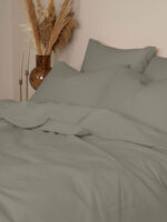 Σετ Σεντόνια Cotton Feelings 122 Paloma Grey Υπέρδιπλο με λάστιχο (170x205+30) SUNSHINEHOME - Image 3
