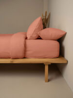 Σετ Σεντόνια Cotton Feelings 117 Peach King Size (260x270) SUNSHINEHOME - Image 2