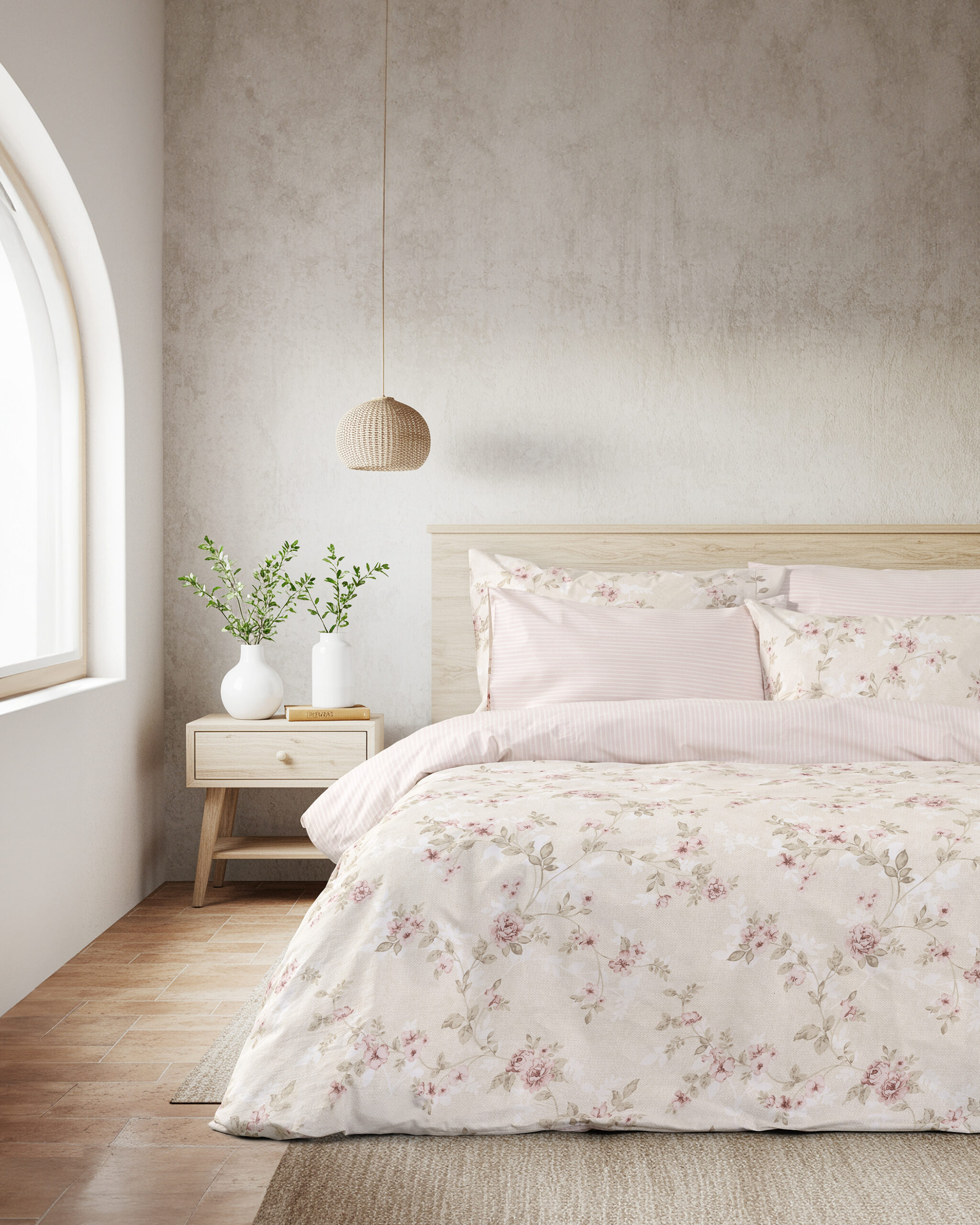 5206482189485-30.jpg Σετ Σεντόνια Μονά - Evelyn της Nima Home 100% Cotton, 144 T.C. Μονά (2 x 170x260 + 1 Μαξιλαροθήκη 52x72) - Image 1