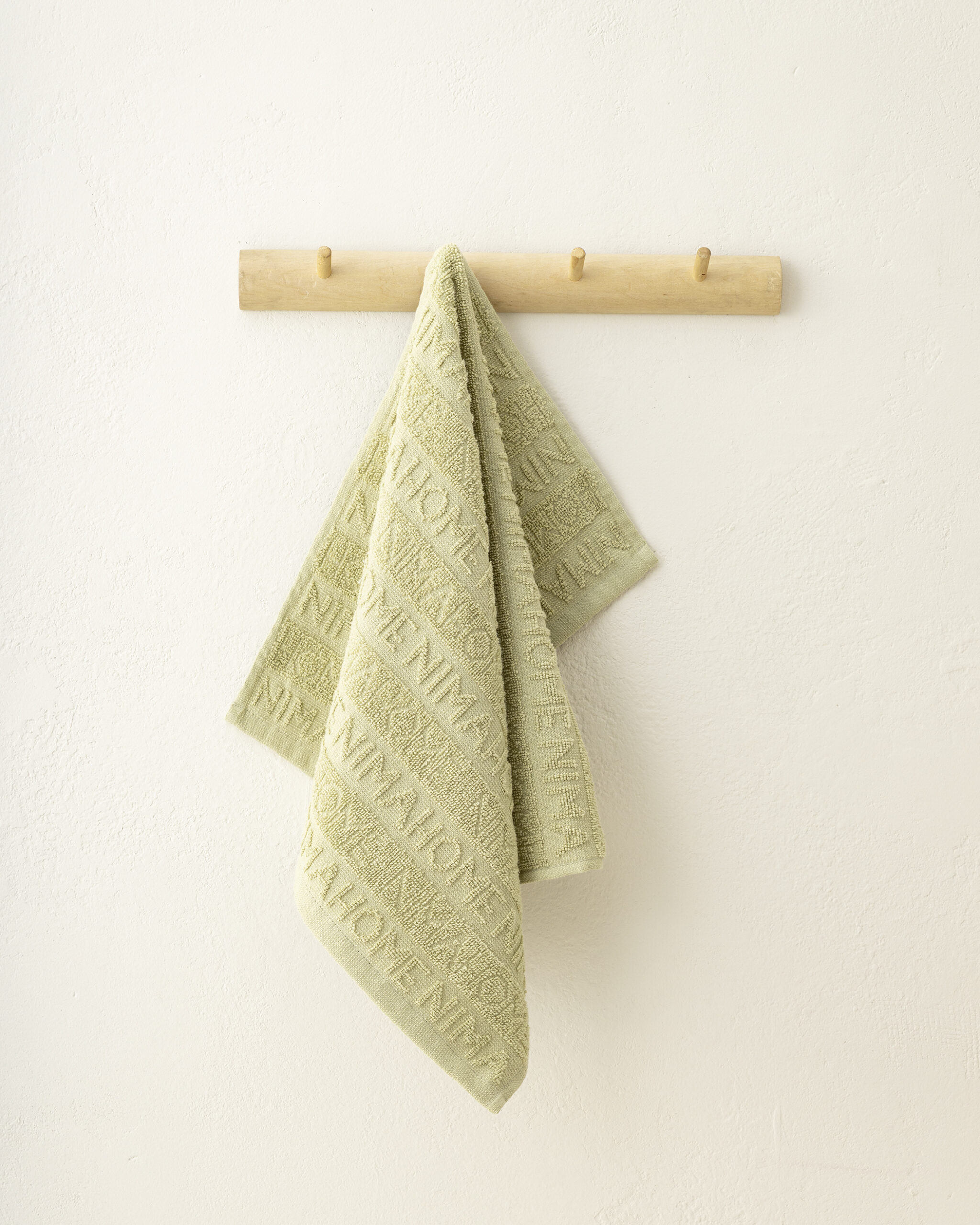 5206482198951-30.jpg Πετσέτα Κουζίνας 40x60 - Label Olive Green της Nima Home 100% Cotton, Jacquard, 360 gsm Πετσέτα 40x60 - Image 1