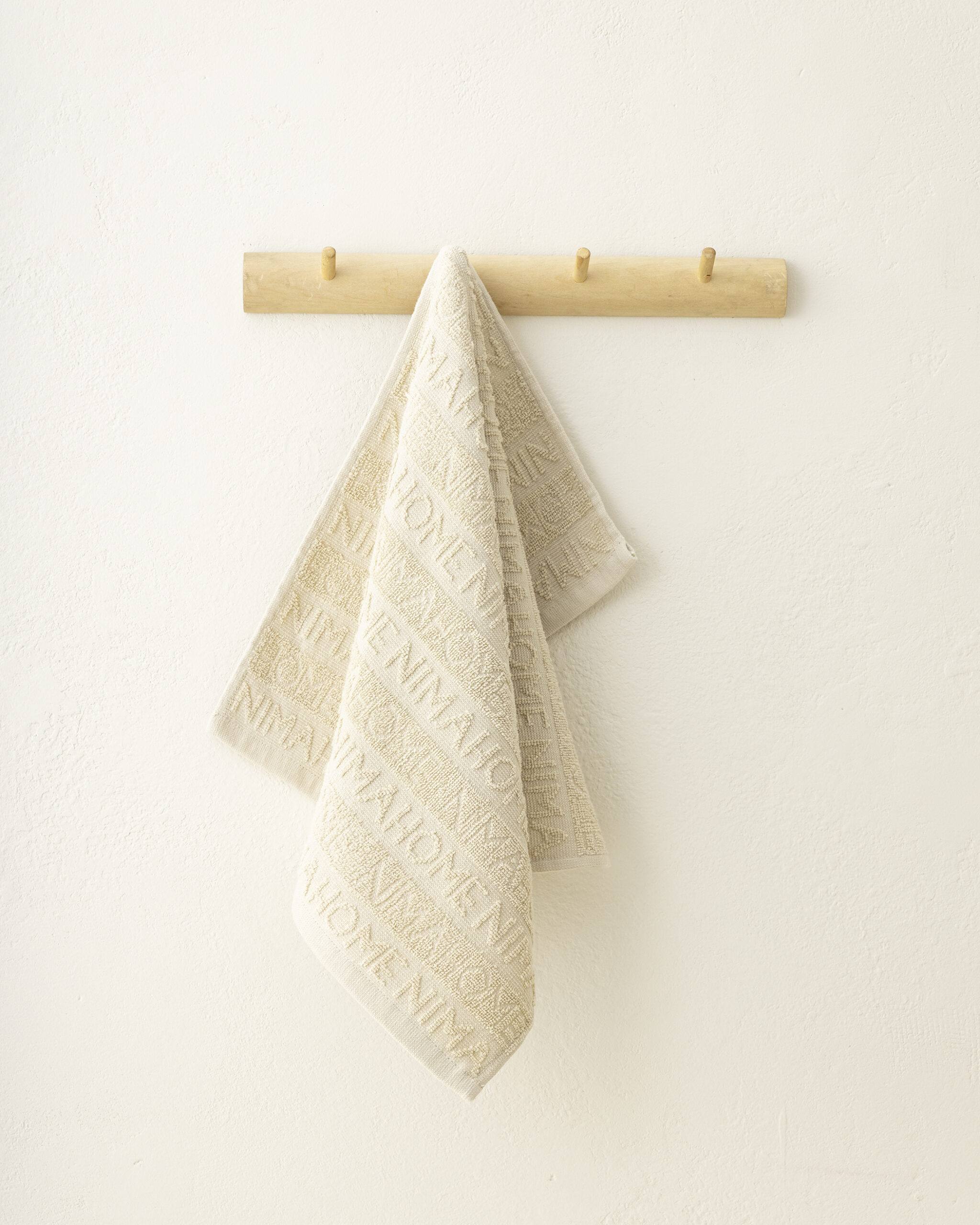 5206482198968-29.jpg Πετσέτα Κουζίνας 40x60 - Label Sand Beige της Nima Home 100% Cotton, Jacquard, 360 gsm Πετσέτα 40x60 - Image 1