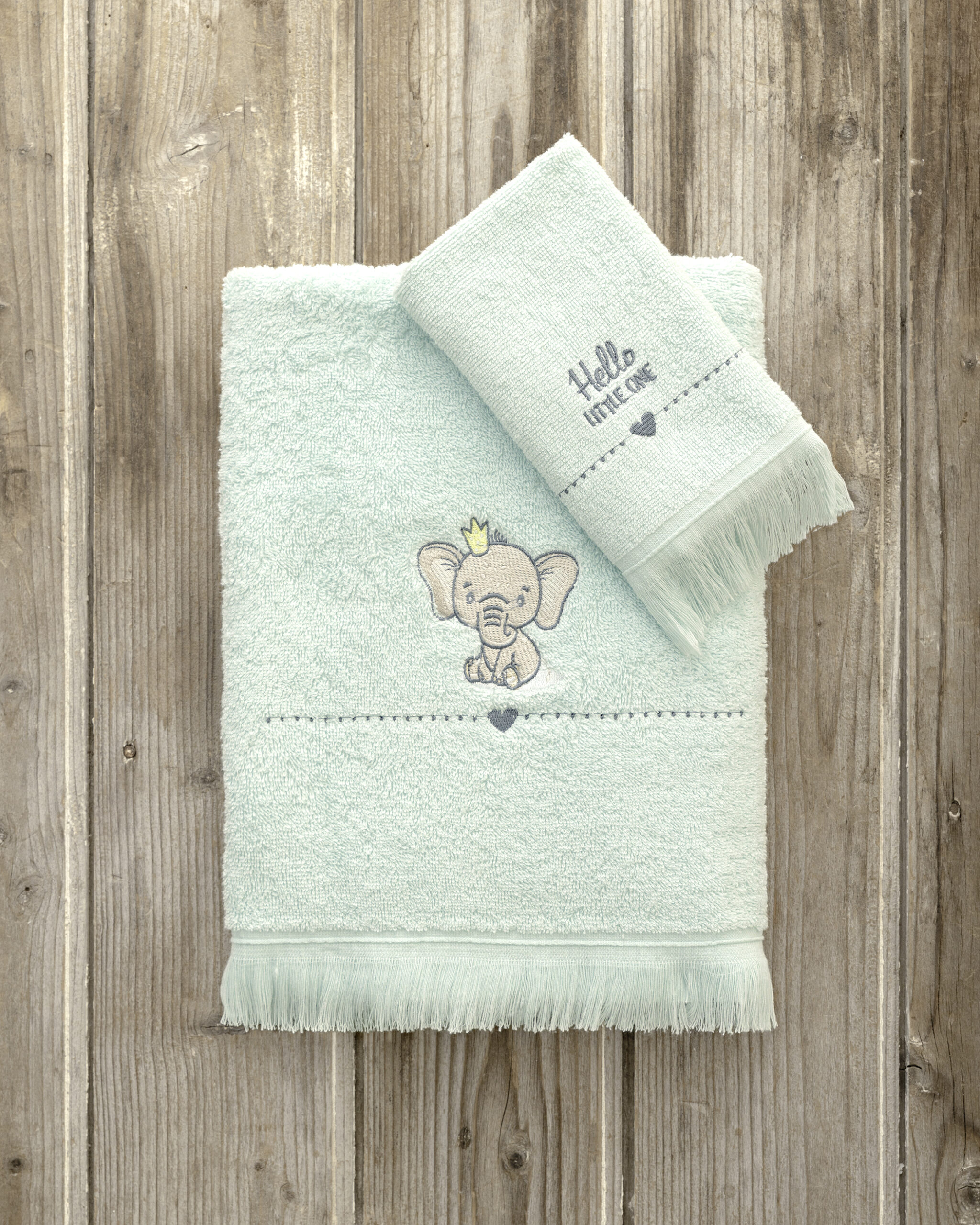5206482199538.jpg Σετ Πετσέτες (30x50 + 70x120) - Elfi της Kocoon Bebe 100% Cotton, 380 gsm Σετ (1 x 30x50 + 1 x 70x120) - Image 1