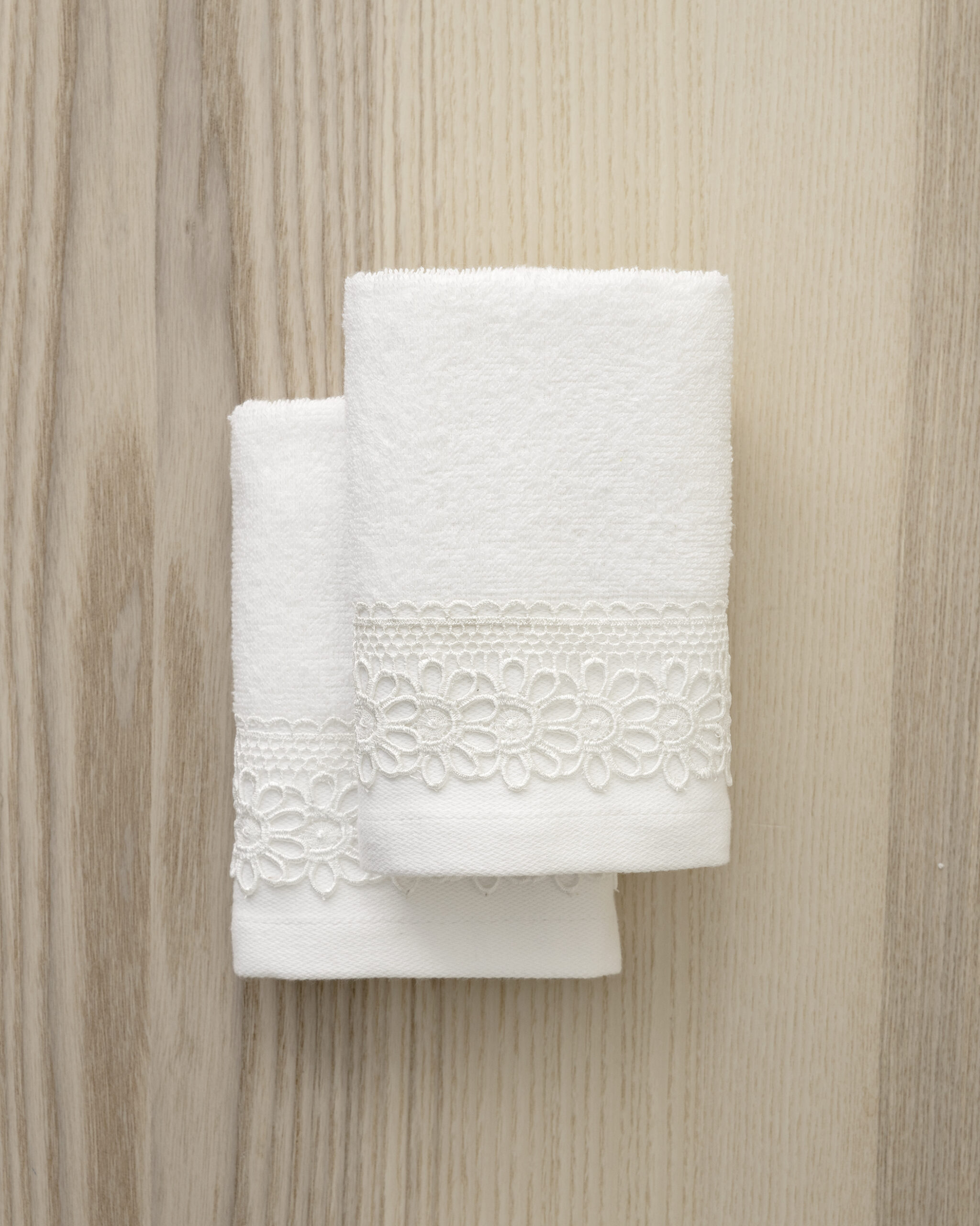 5206482199569-30.jpg Σετ Πετσέτες (2 x 30x50) - Amara White της Nima Home 100% Cotton, 400 gsm Σετ (2 x 30x50) - Image 1