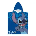 Παιδικό Πόντσο Microfiber Stitch Blue 55 x 110 cm  100% Πολυέστερ Μπλε BOREA