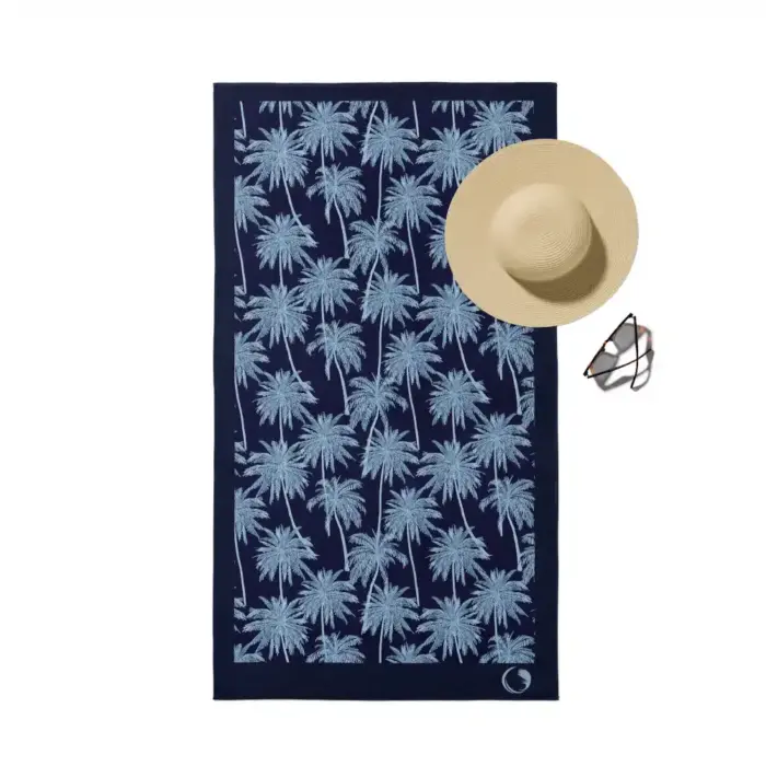 Πετσέτα Θαλάσσης Microfiber Quick Dry Phoenix 90 x 180 cm  80% Πολυέστερ-20% Πολυαμίδιο Μπλε BOREA - Image 3