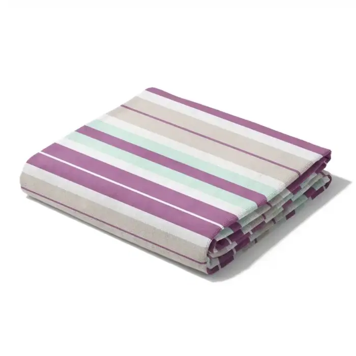 Πετσέτα Θαλάσσης Microfiber Quick Dry Stripes 90 x 180 cm  80% Πολυέστερ-20% Πολυαμίδιο Μωβ BOREA - Image 9