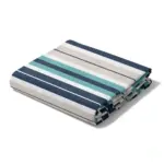 Πετσέτα Θαλάσσης Microfiber Quick Dry Stripes 90 x 180 cm  80% Πολυέστερ-20% Πολυαμίδιο Πετρόλ BOREA - Image 5